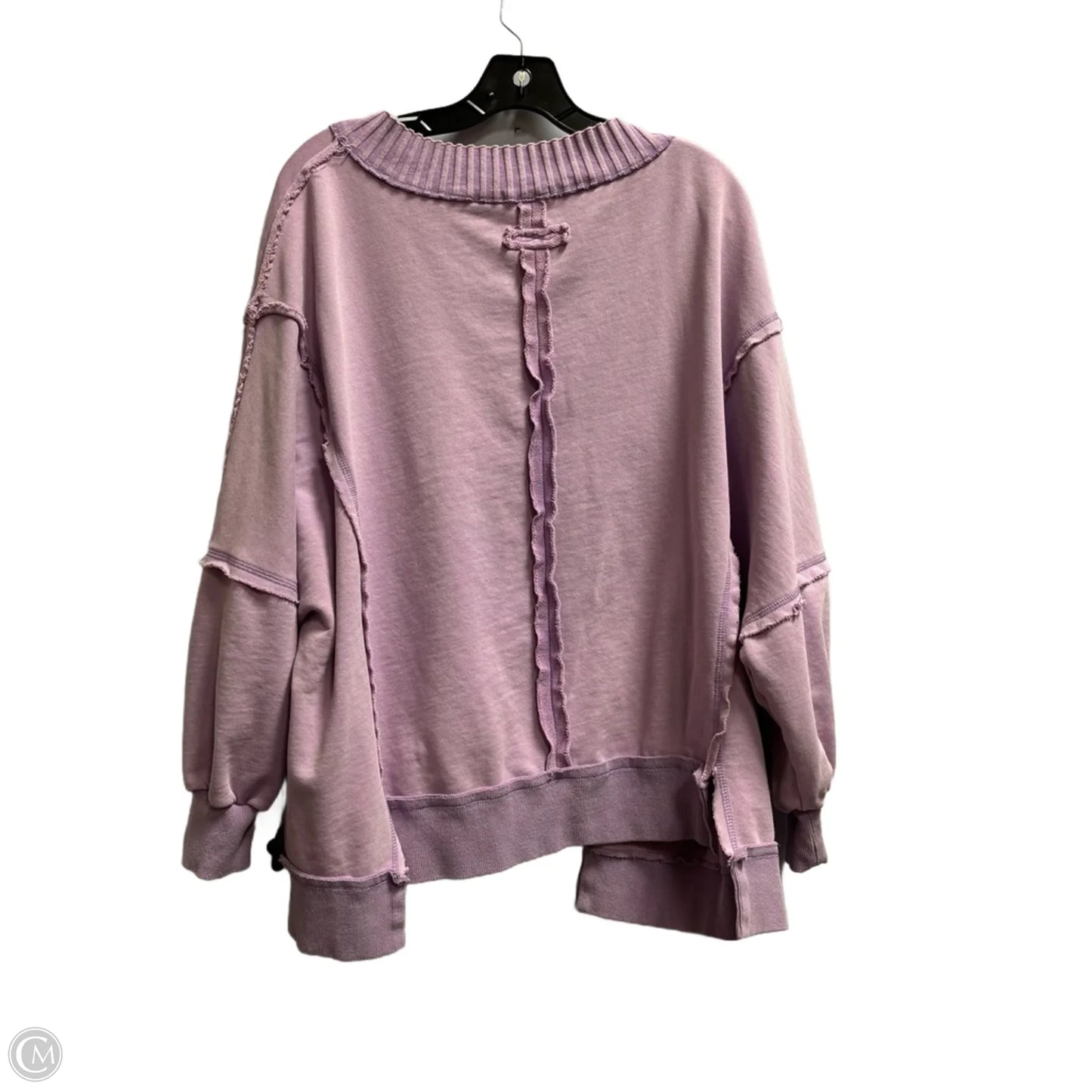 Sweatshirt Crewneck By Bucketlist In Purple, Size: S