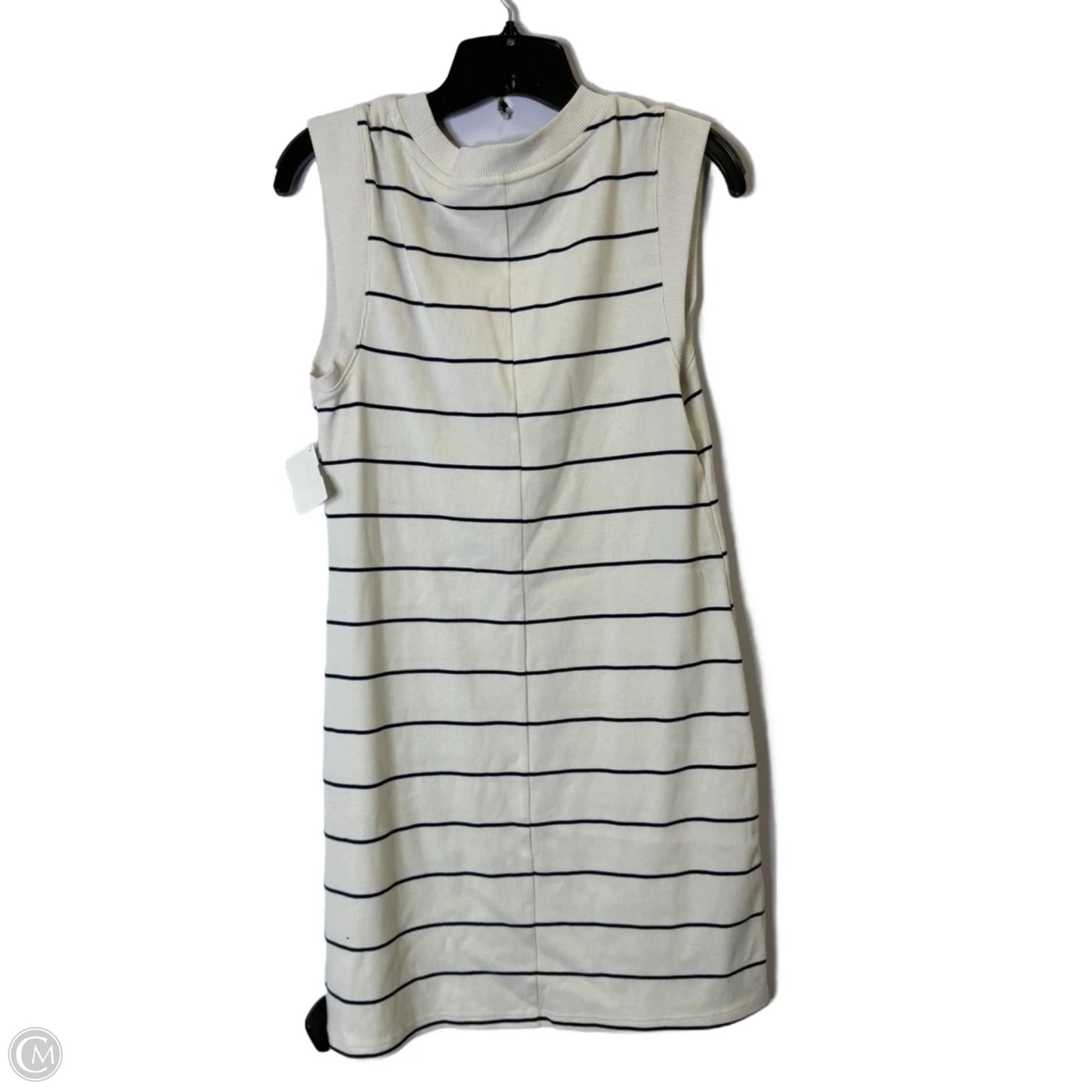 Dress Casual Midi By A New Day In Striped Pattern, Size: M