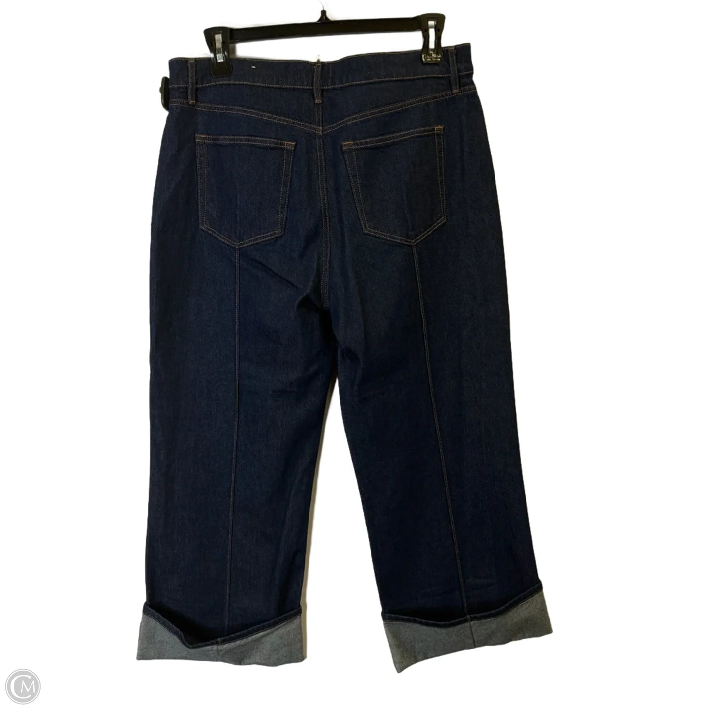 Jeans Straight By Loft In Blue Denim, Size: 12