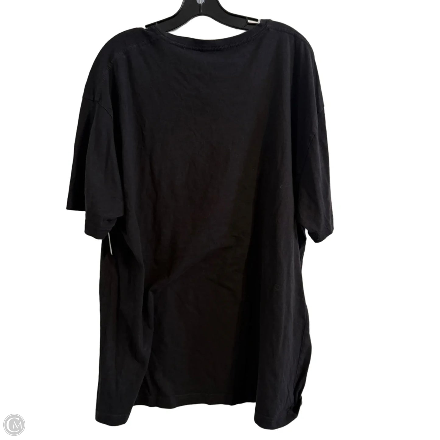 Top Short Sleeve Basic By Clothes Mentor In Black, Size: 2x