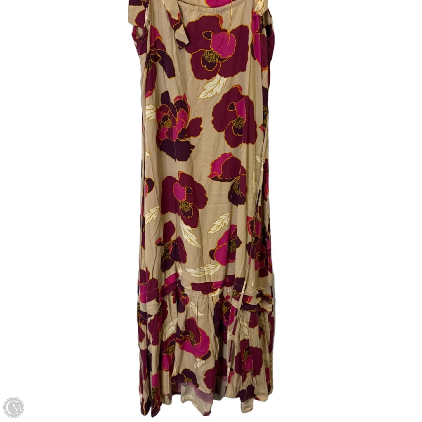 Dress Casual Midi By Clothes Mentor In Floral Print, Size: L