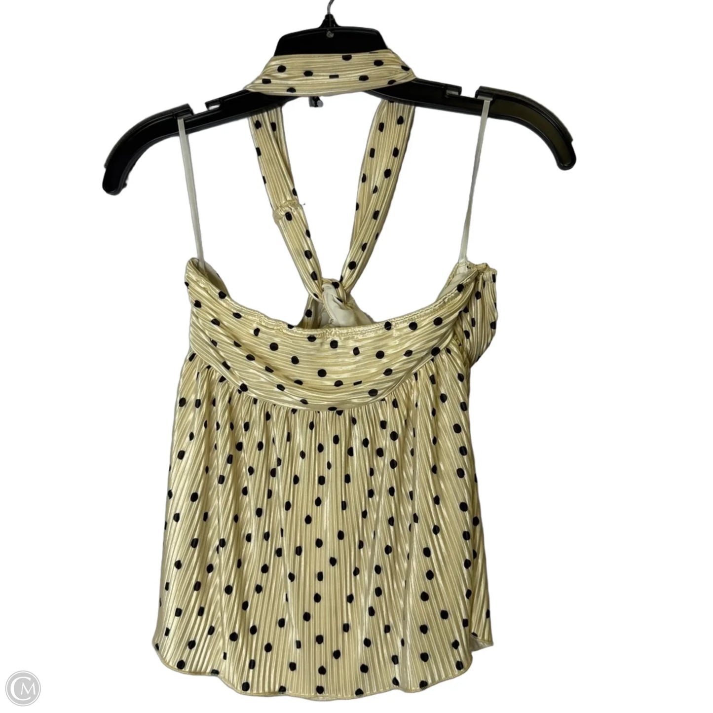 Blouse Sleeveless By Shein In Polkadot Pattern, Size: S