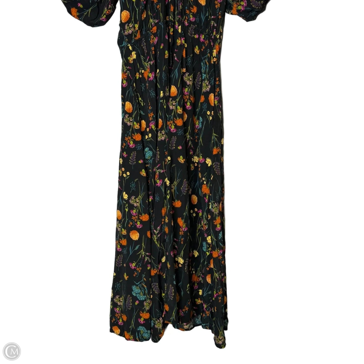 Dress Casual Midi By A New Day In Floral Print, Size: Xs