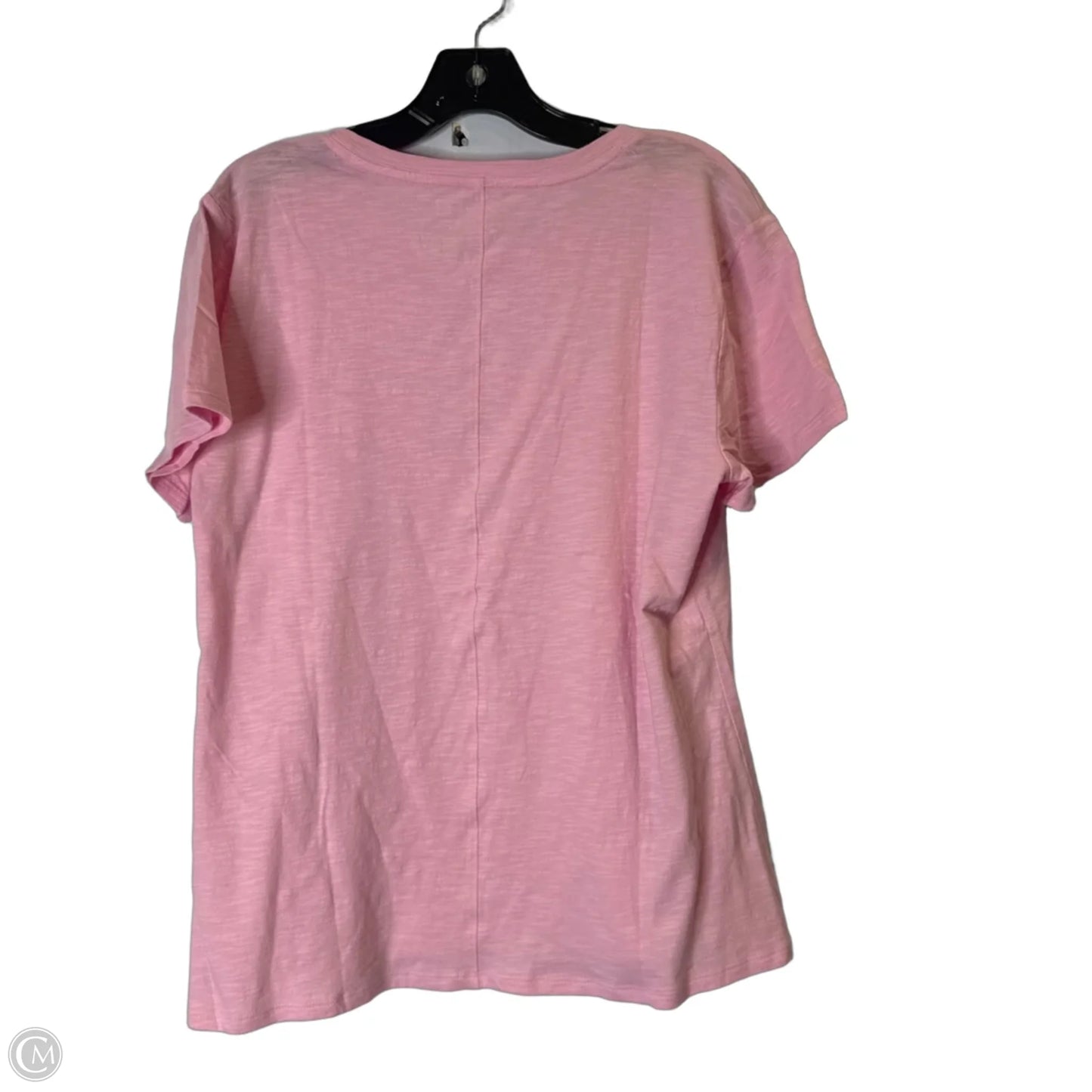Top Short Sleeve Basic By Lc Lauren Conrad In Pink, Size: Xl