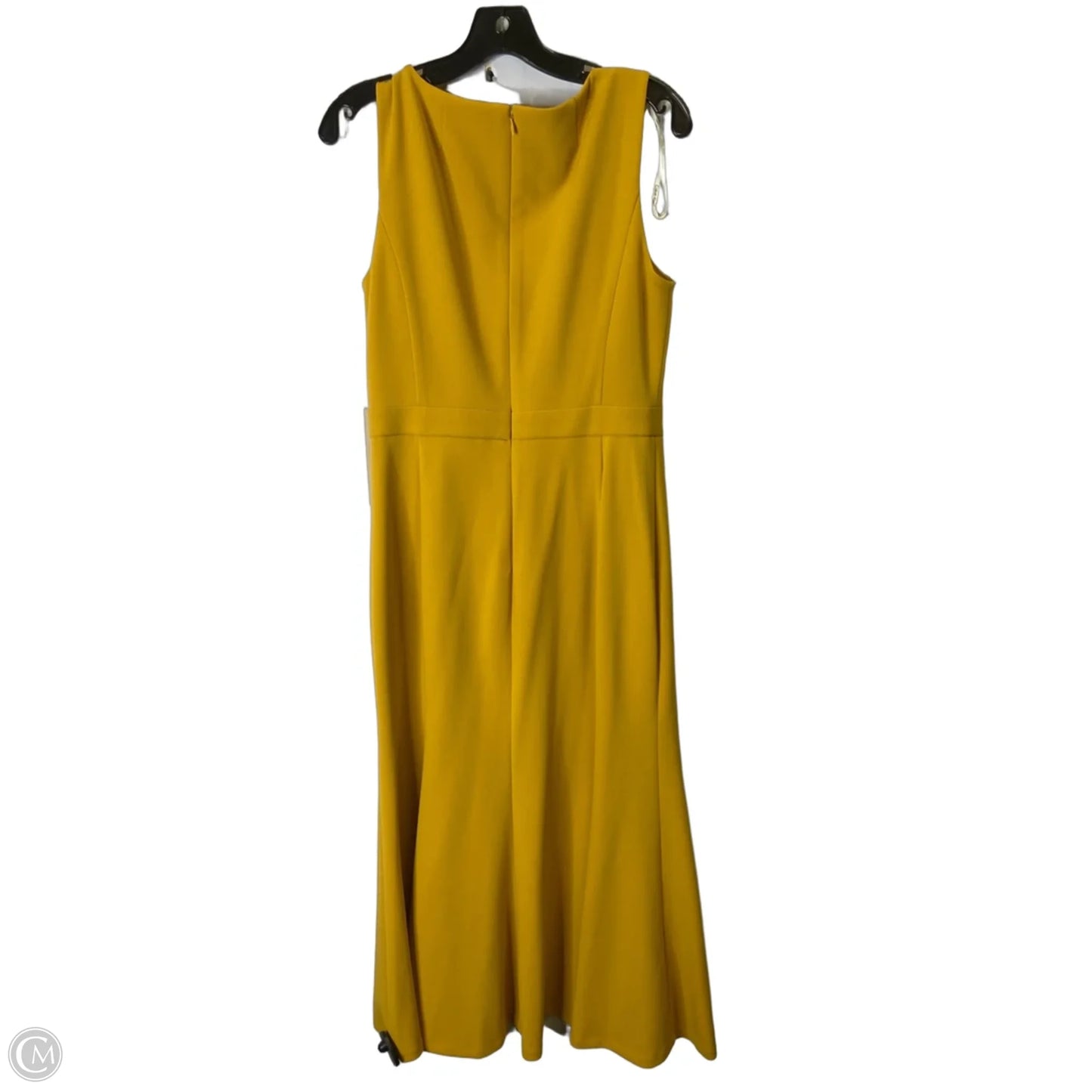 Dress Casual Maxi By Calvin Klein In Yellow, Size: 10
