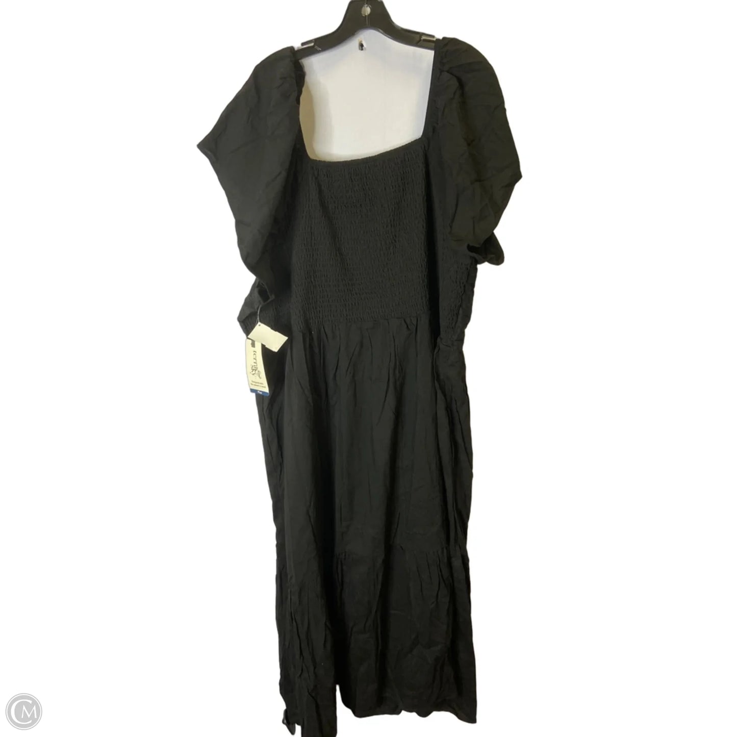 Dress Casual Midi By Terra & Sky In Black, Size: 4x