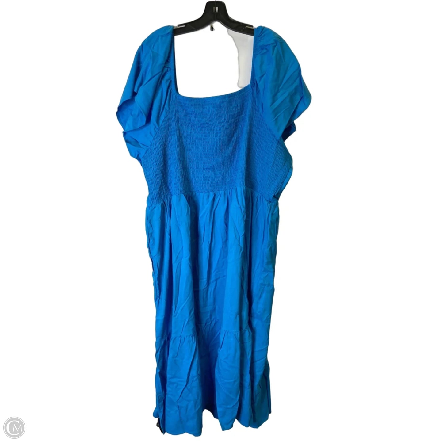 Dress Casual Maxi By Terra & Sky In Blue, Size: 4x