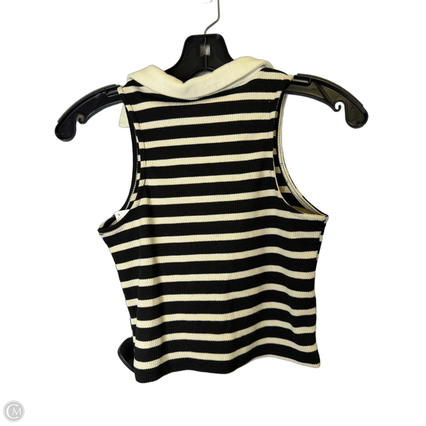 Top Sleeveless By Kirious In Striped Pattern, Size: Xs