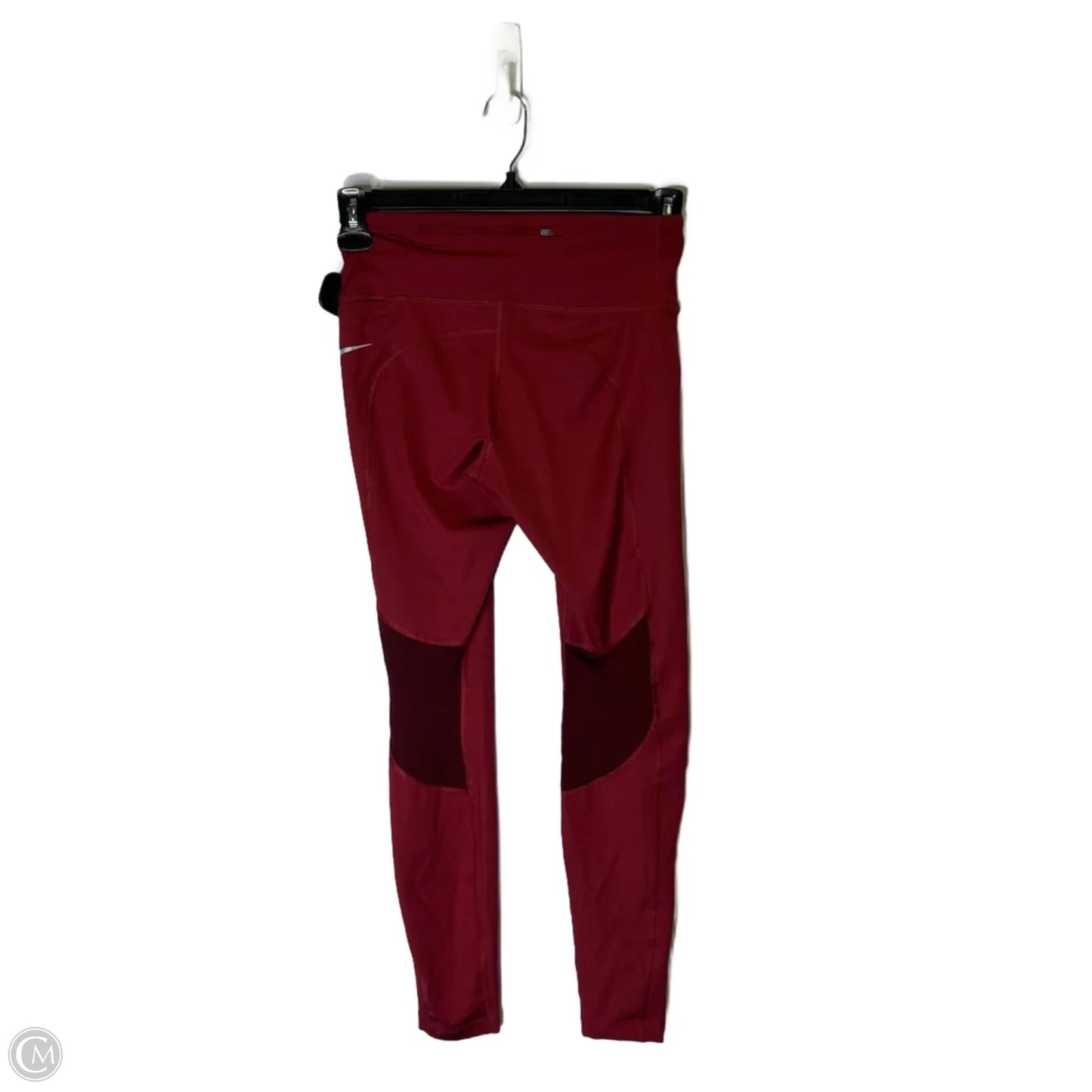 Athletic Leggings By Nike Apparel In Red, Size: S