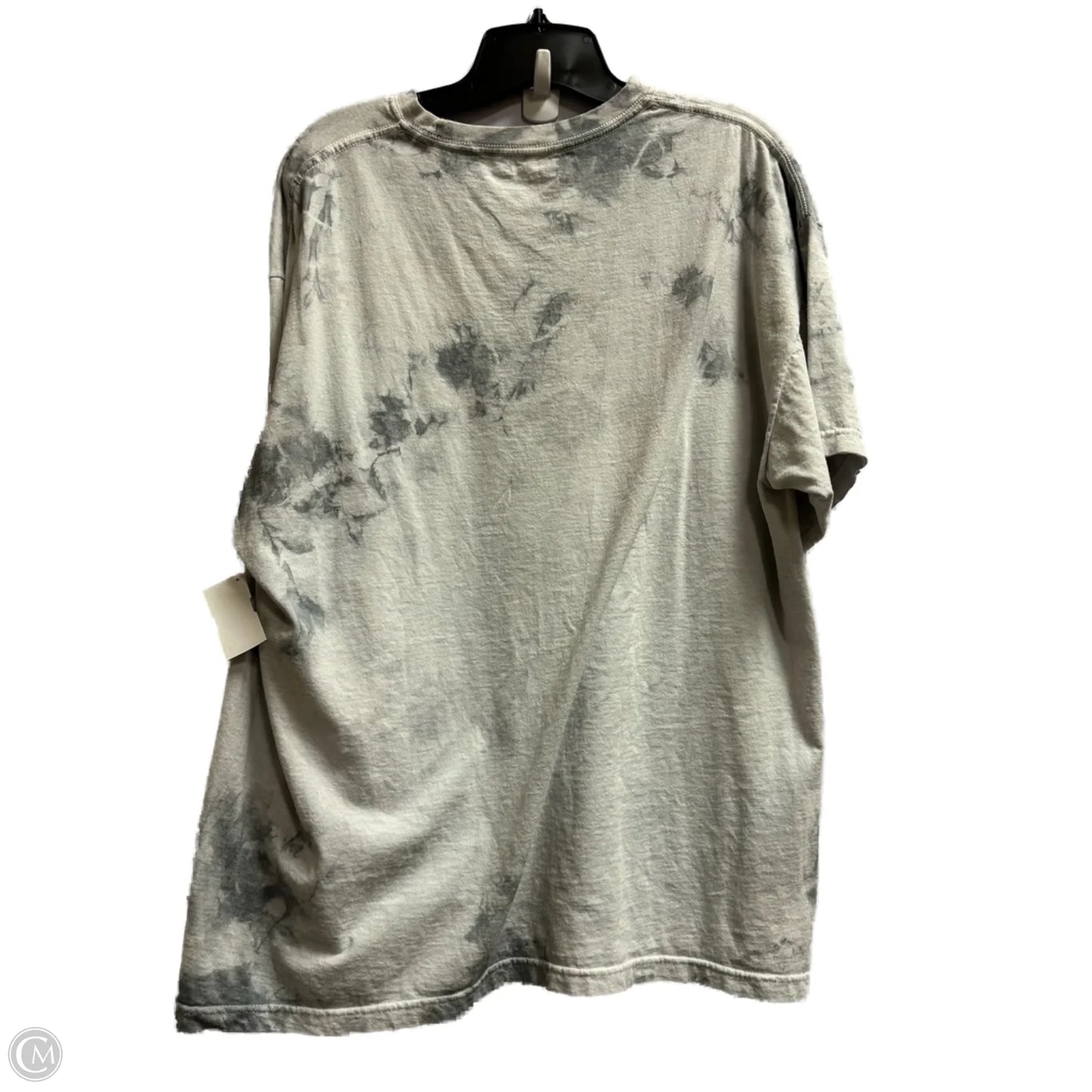 Top Short Sleeve By Clothes Mentor In Grey, Size: Xl