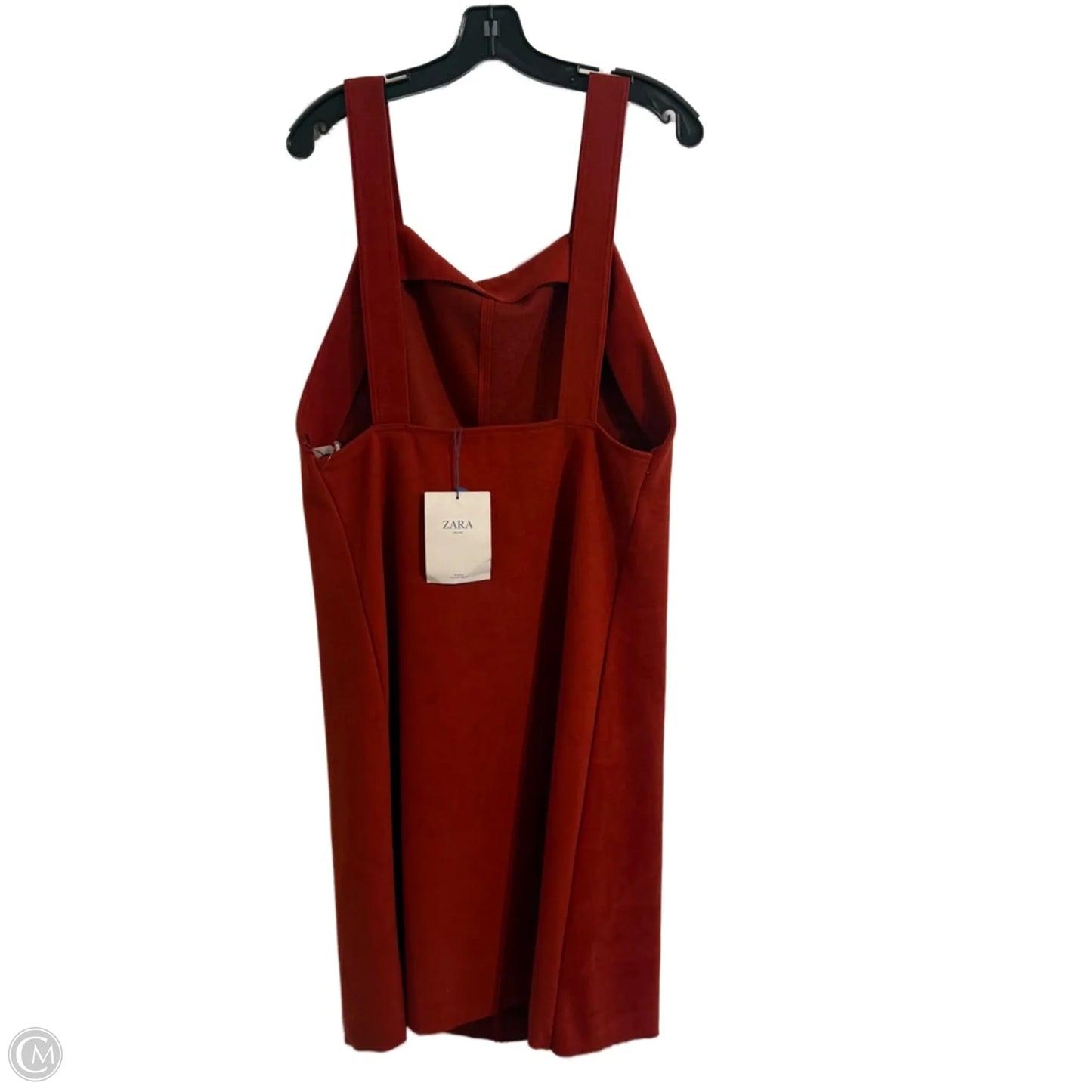 Dress Casual Short By Zara In Orange, Size: L