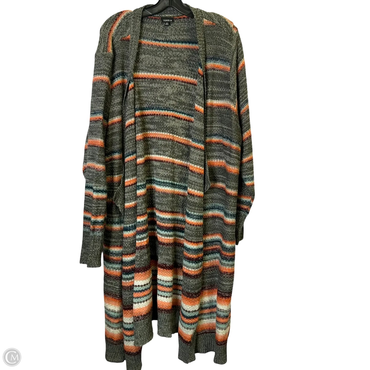 Sweater Cardigan By Torrid In Multi-colored, Size: 4x