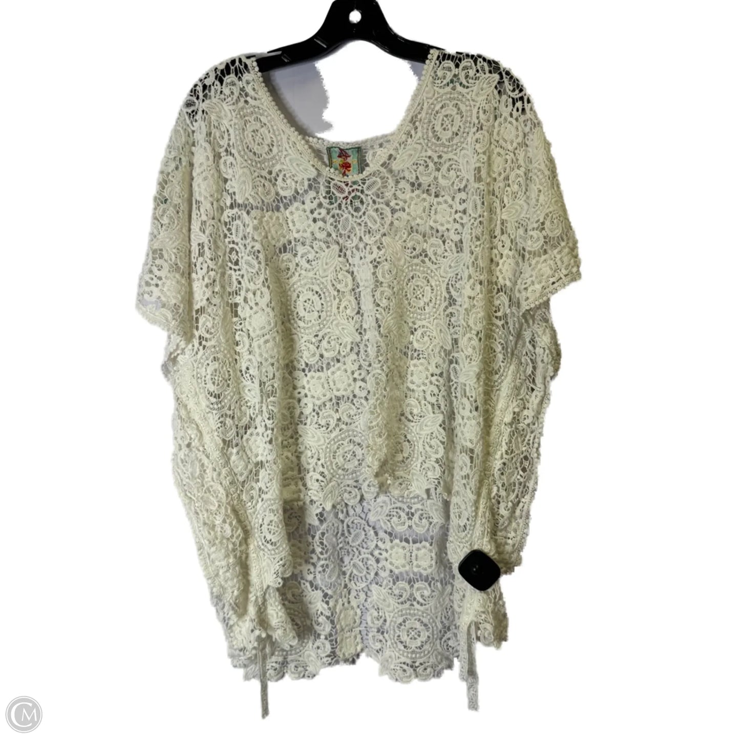 Swimwear Cover-up By Johnny Was In White, Size: Osfm