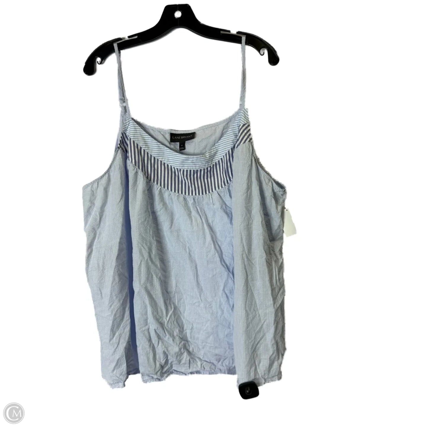 Top Sleeveless By Lane Bryant In Blue, Size: 3x