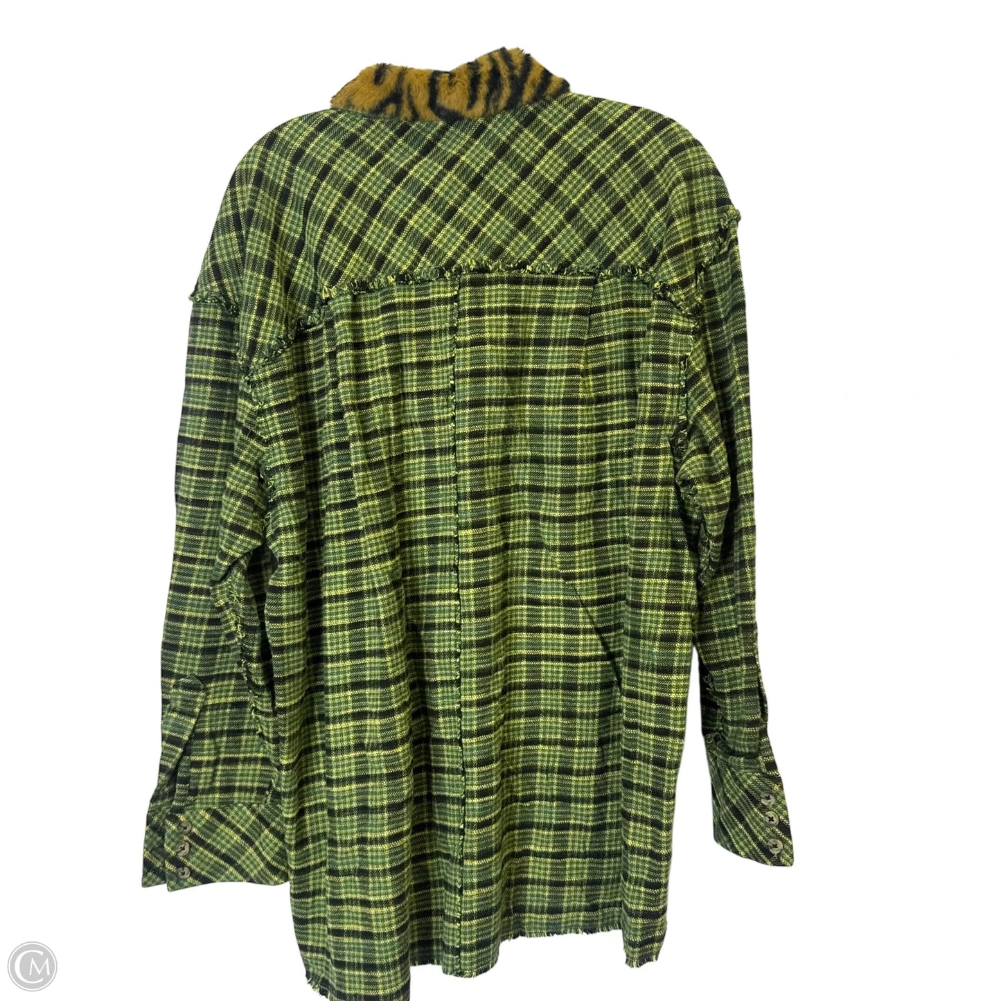 Jacket Shirt By Bdg In Green, Size: S