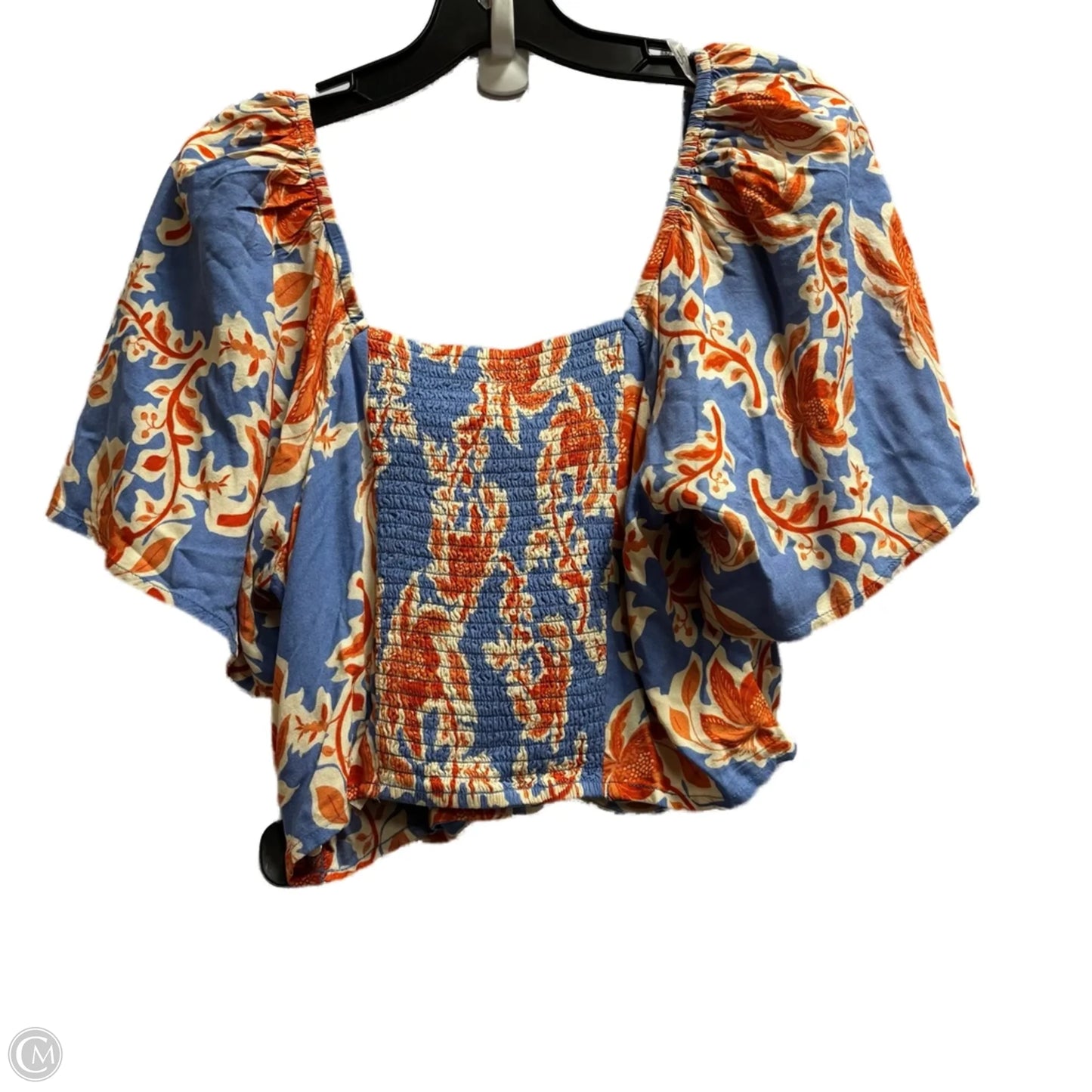 Top Short Sleeve By Jessica Simpson In Blue, Size: Xl