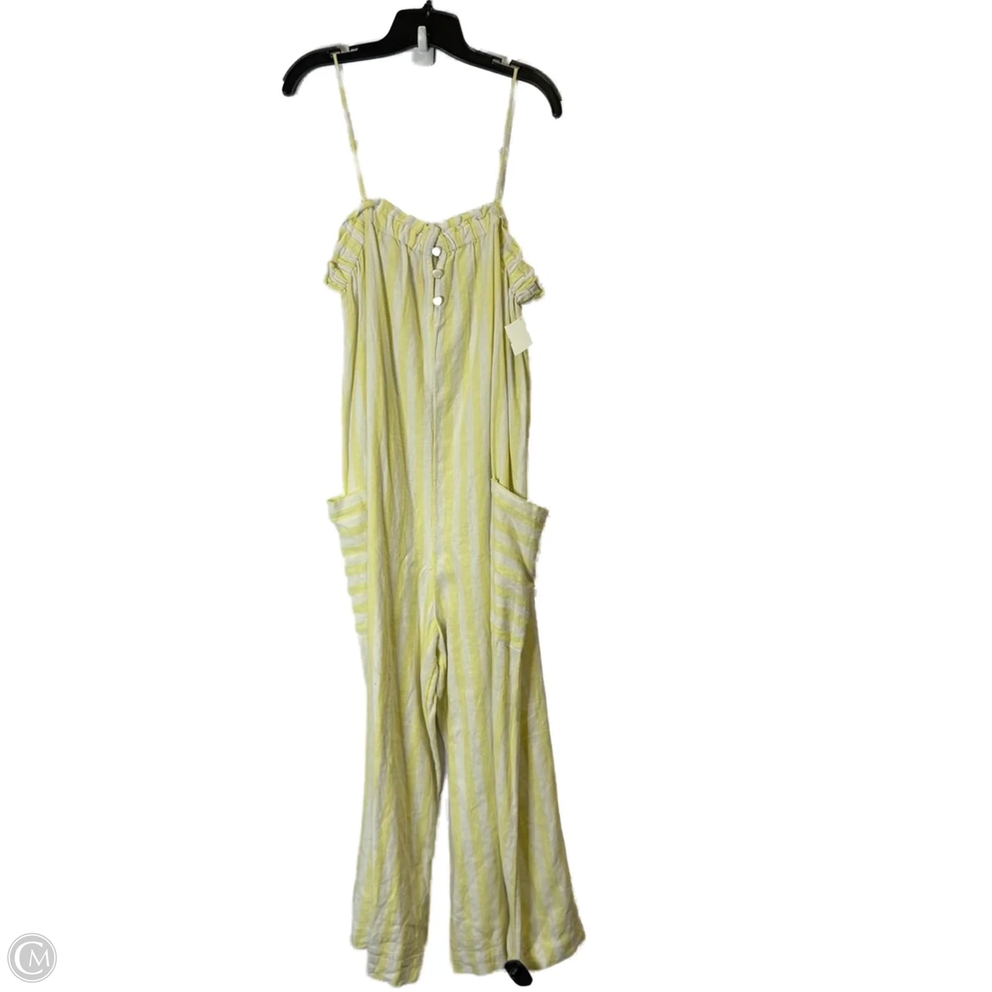Jumpsuit By Clothes Mentor In Yellow, Size: L