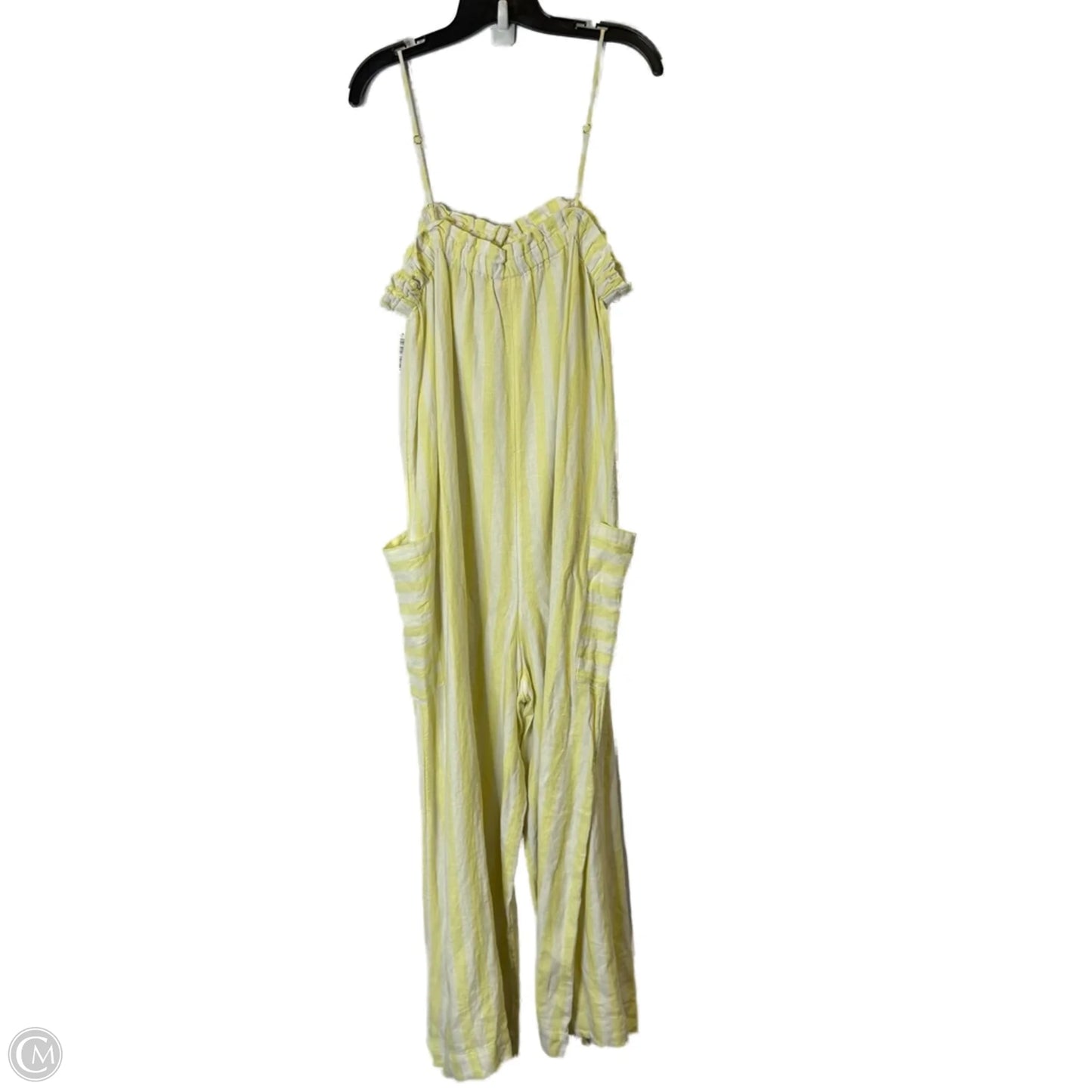 Jumpsuit By Clothes Mentor In Yellow, Size: L