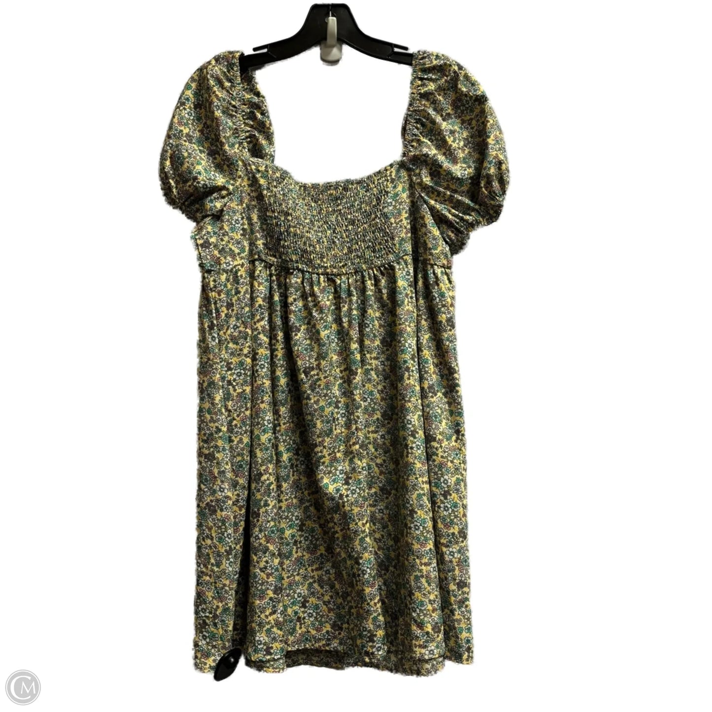 Dress Casual Short By Shein In Yellow, Size: L