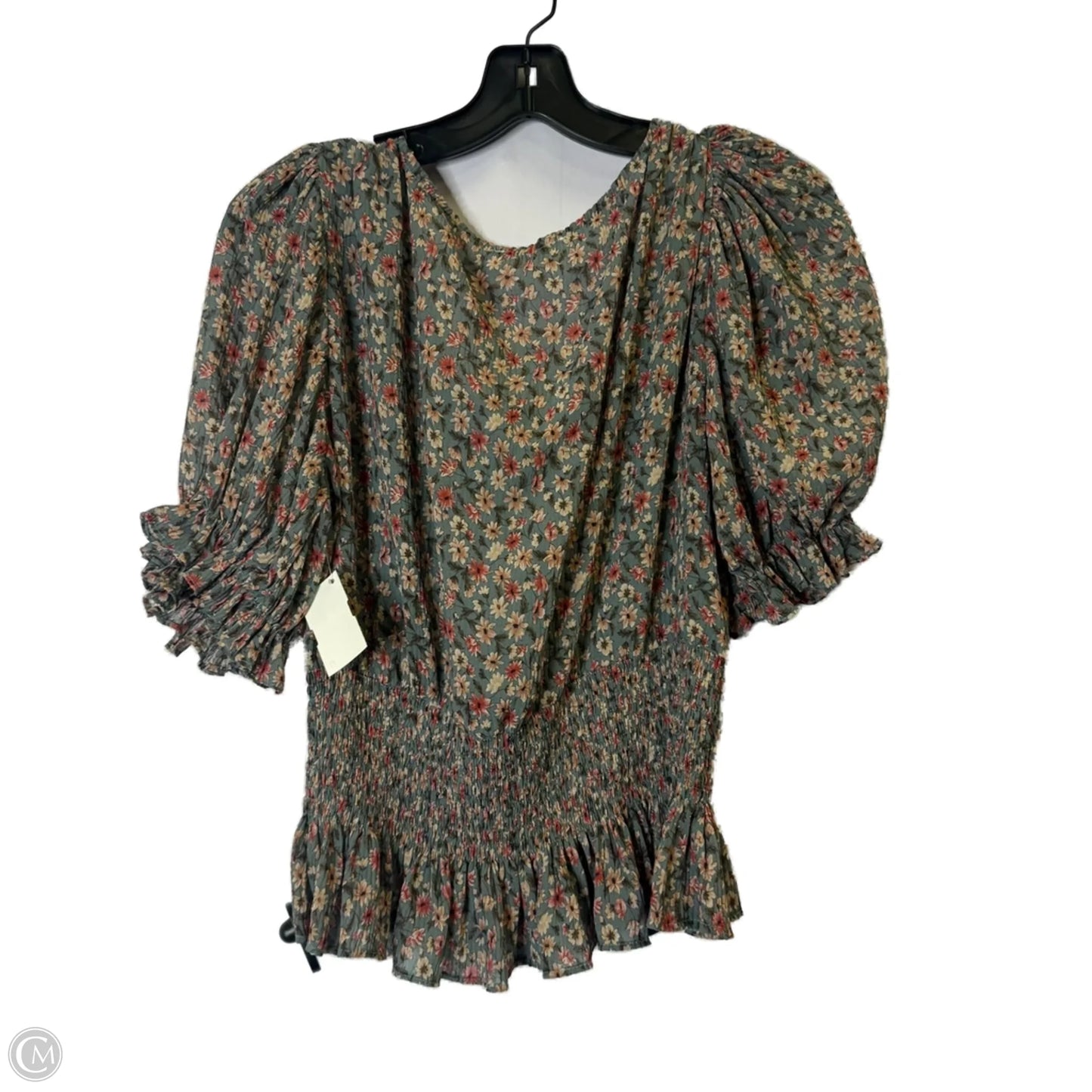 Top Short Sleeve By Melloday In Blue, Size: M
