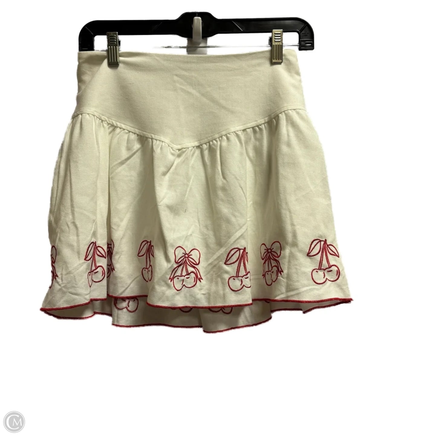 Skirt Mini & Short By Clothes Mentor In White, Size: S