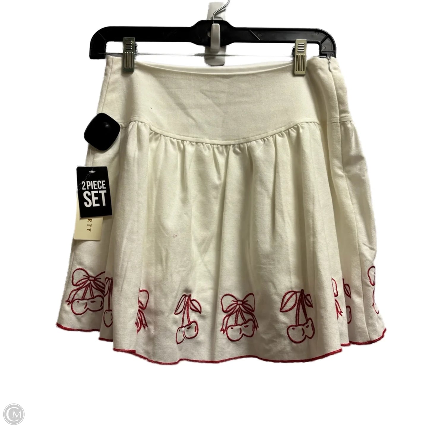 Skirt Mini & Short By Clothes Mentor In White, Size: S