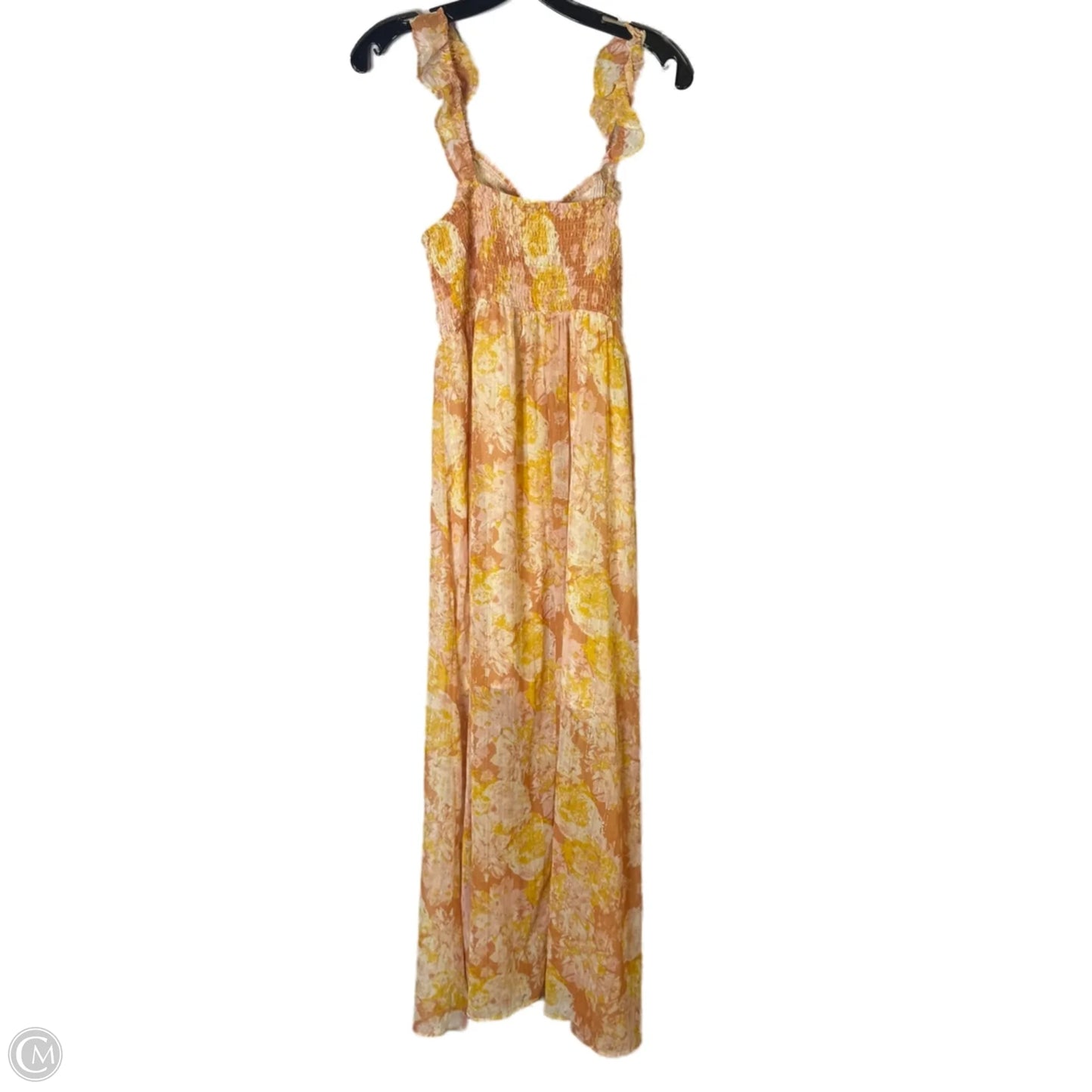 Dress Party Long By Vestique In Yellow, Size: L