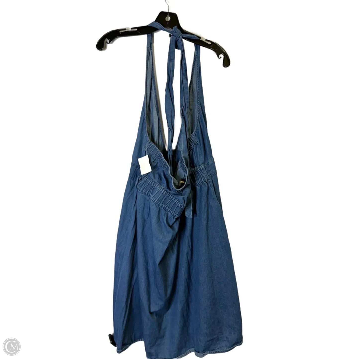 Dress Casual Short By Gabrielle In Blue Denim, Size: L