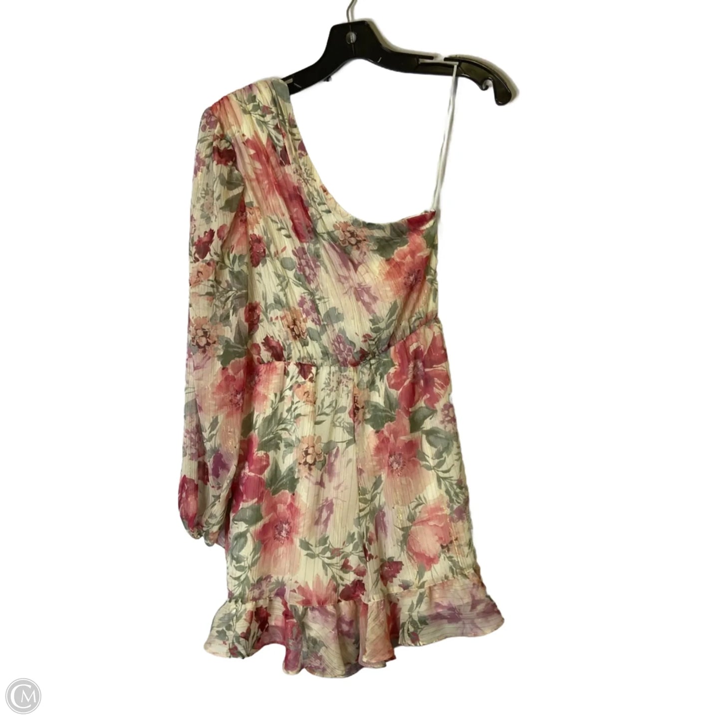 Romper By Express In Floral Print, Size: S