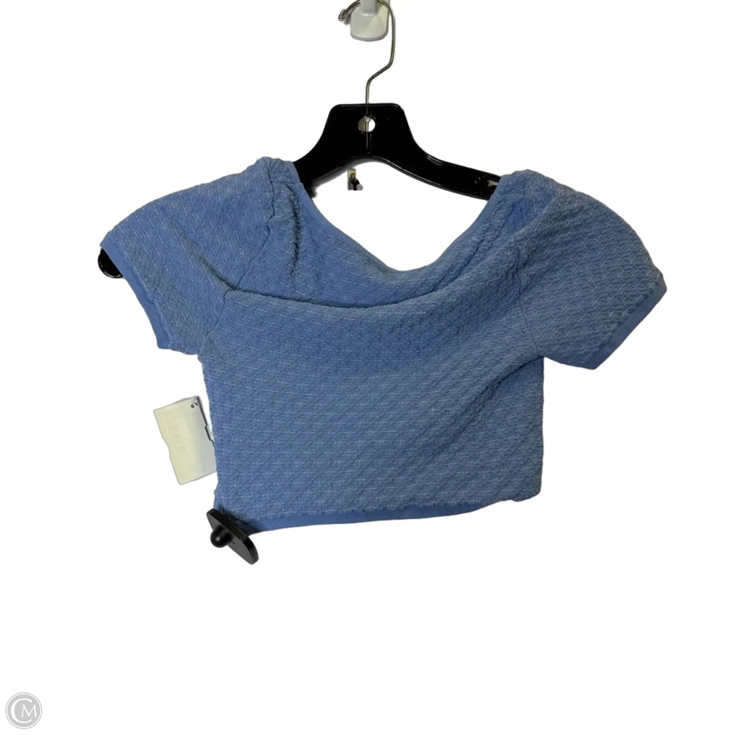 Athletic Top Short Sleeve By Free People In Blue, Size: M