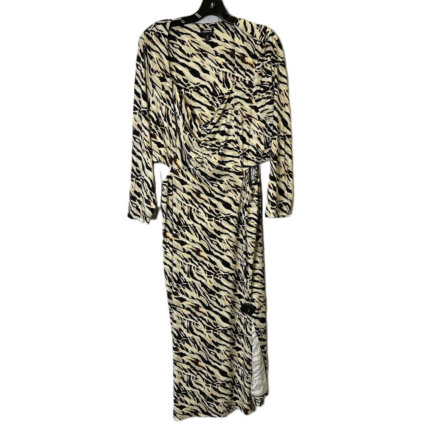 Dress Casual Midi By Torrid In Animal Print, Size: 18