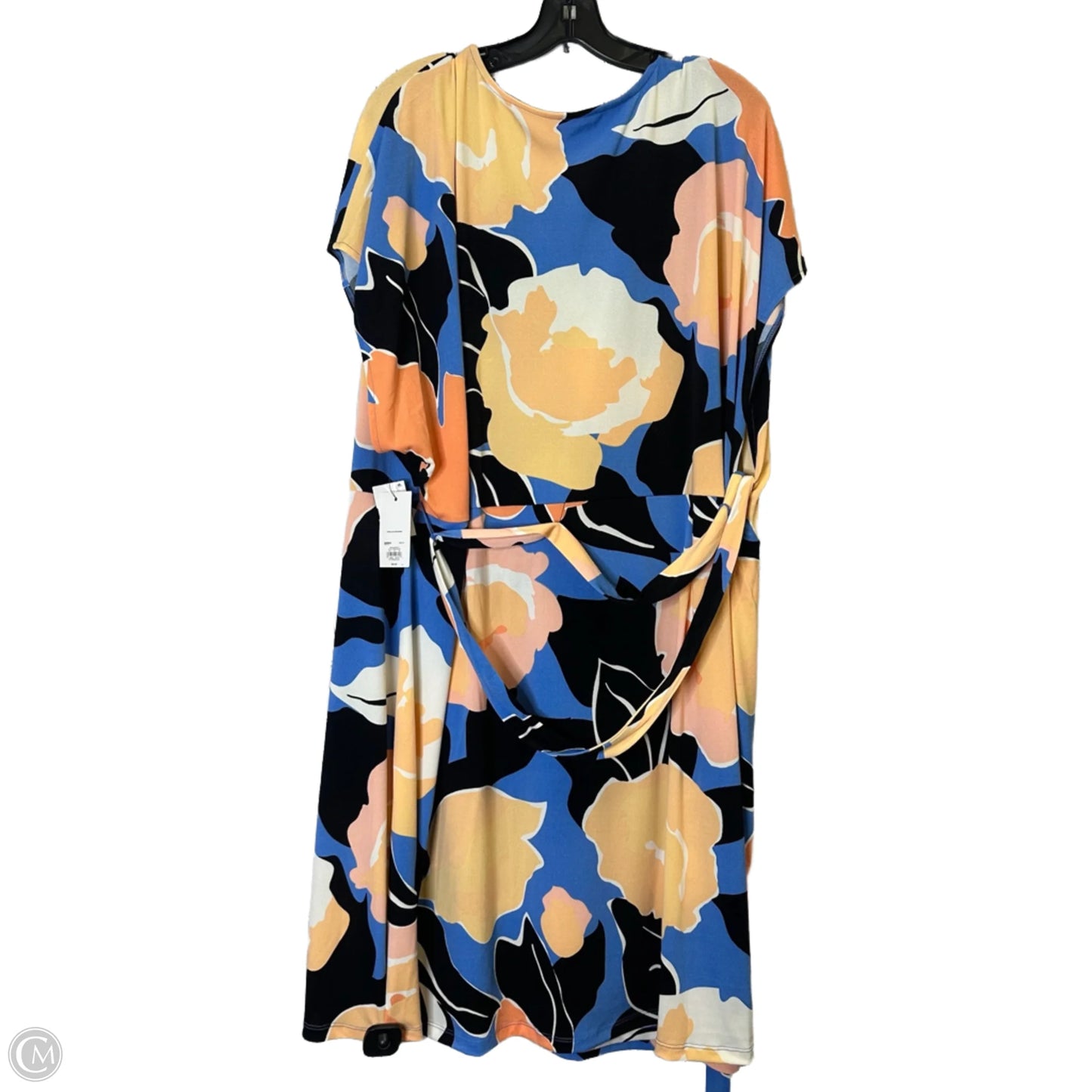 Dress Casual Short By Nine West In Black & Blue, Size: 4x