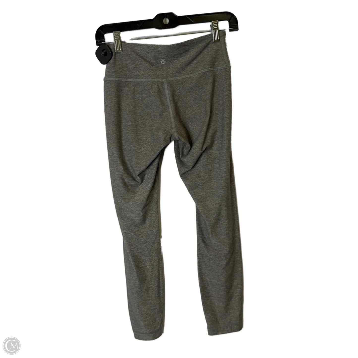 Athletic Leggings Capris By Lululemon In Grey, Size: 4