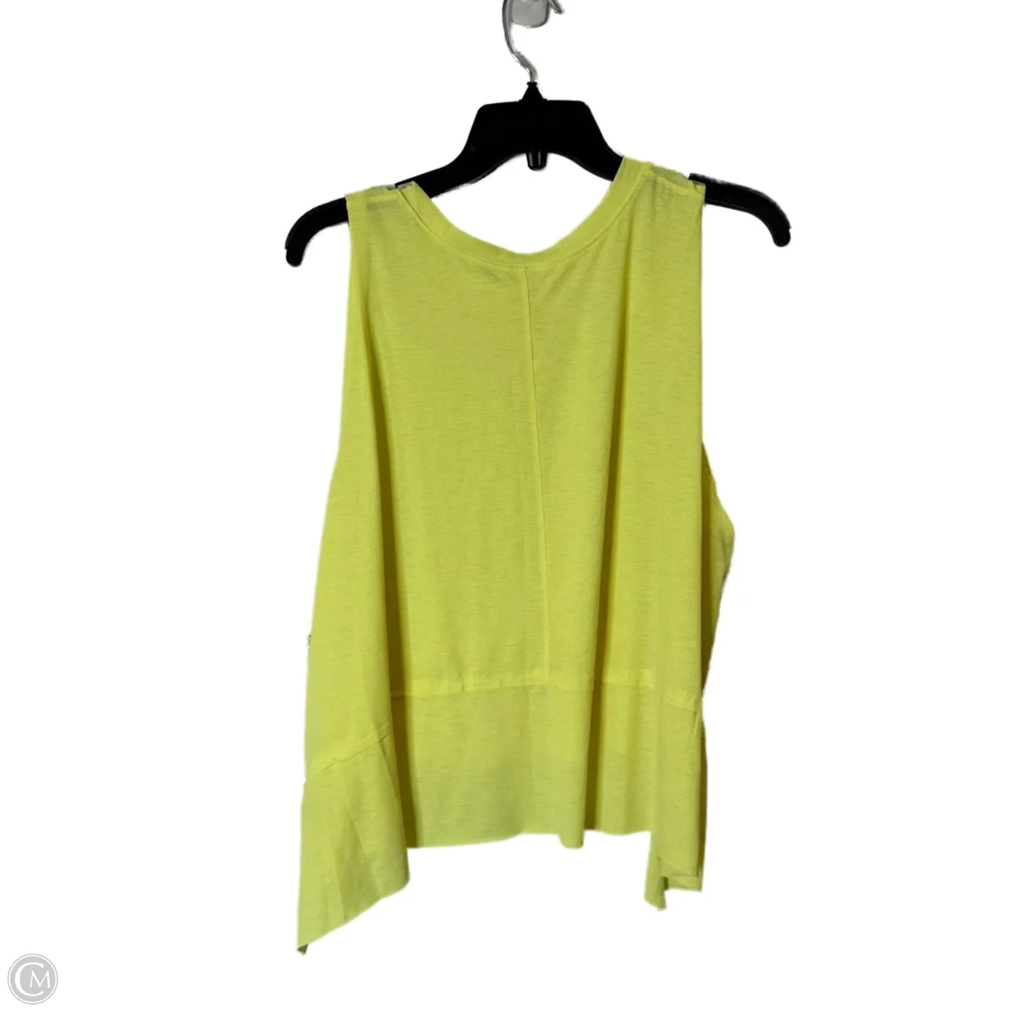 Athletic Tank Top By Free People In Yellow, Size: L