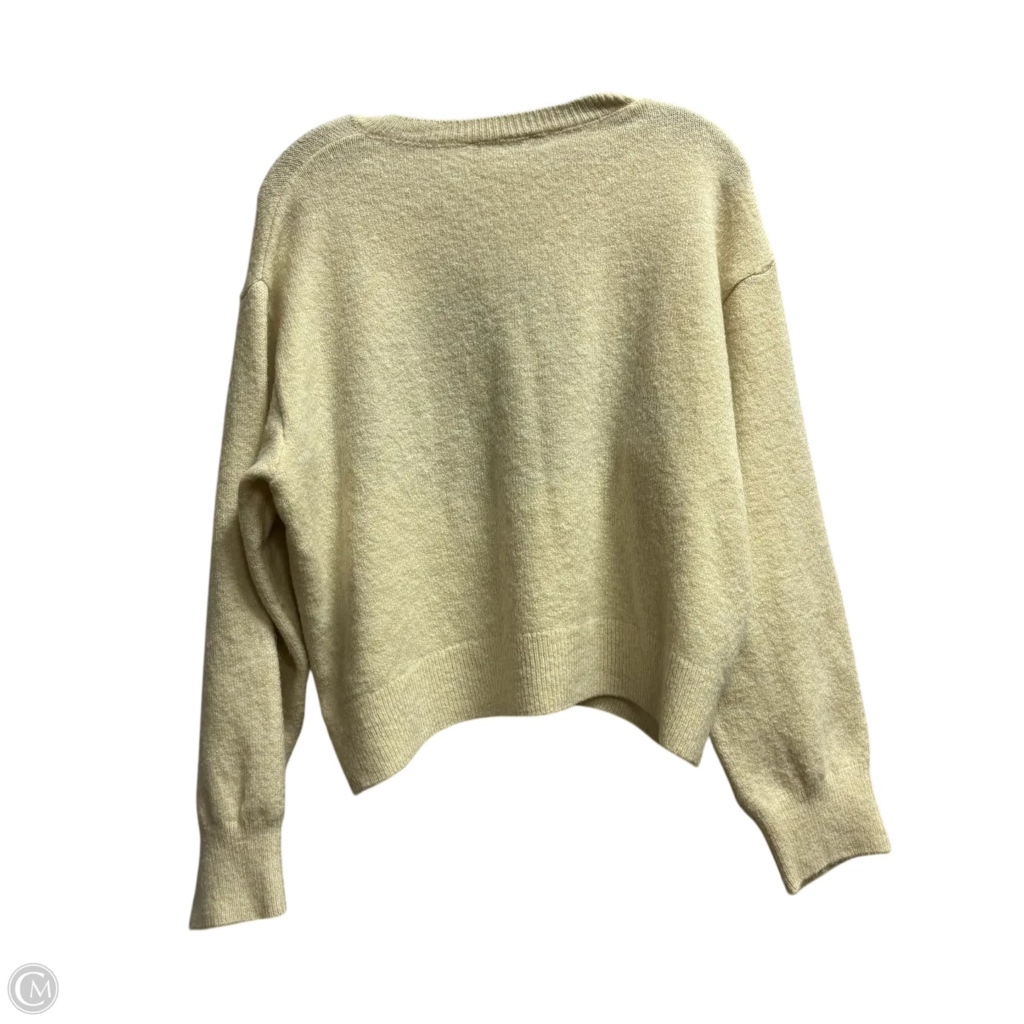 Sweater By Mng In Cream & Grey, Size: Xl