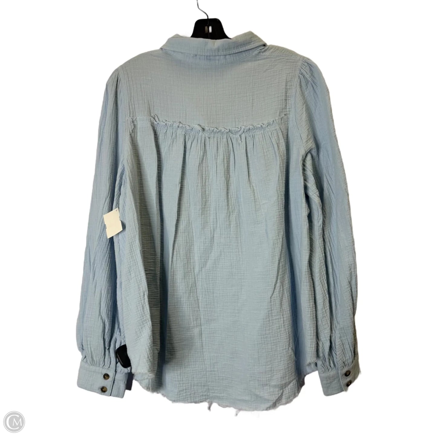 Top Long Sleeve By Shein In Blue, Size: M
