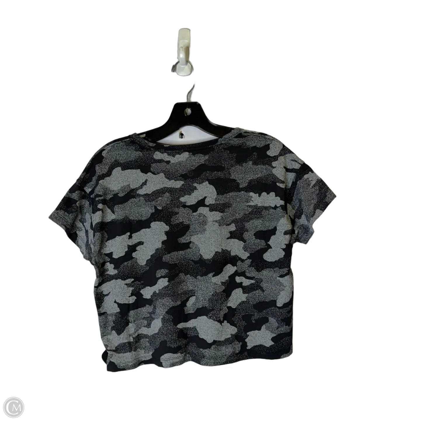 Athletic Top Short Sleeve By Lululemon In Camouflage Print