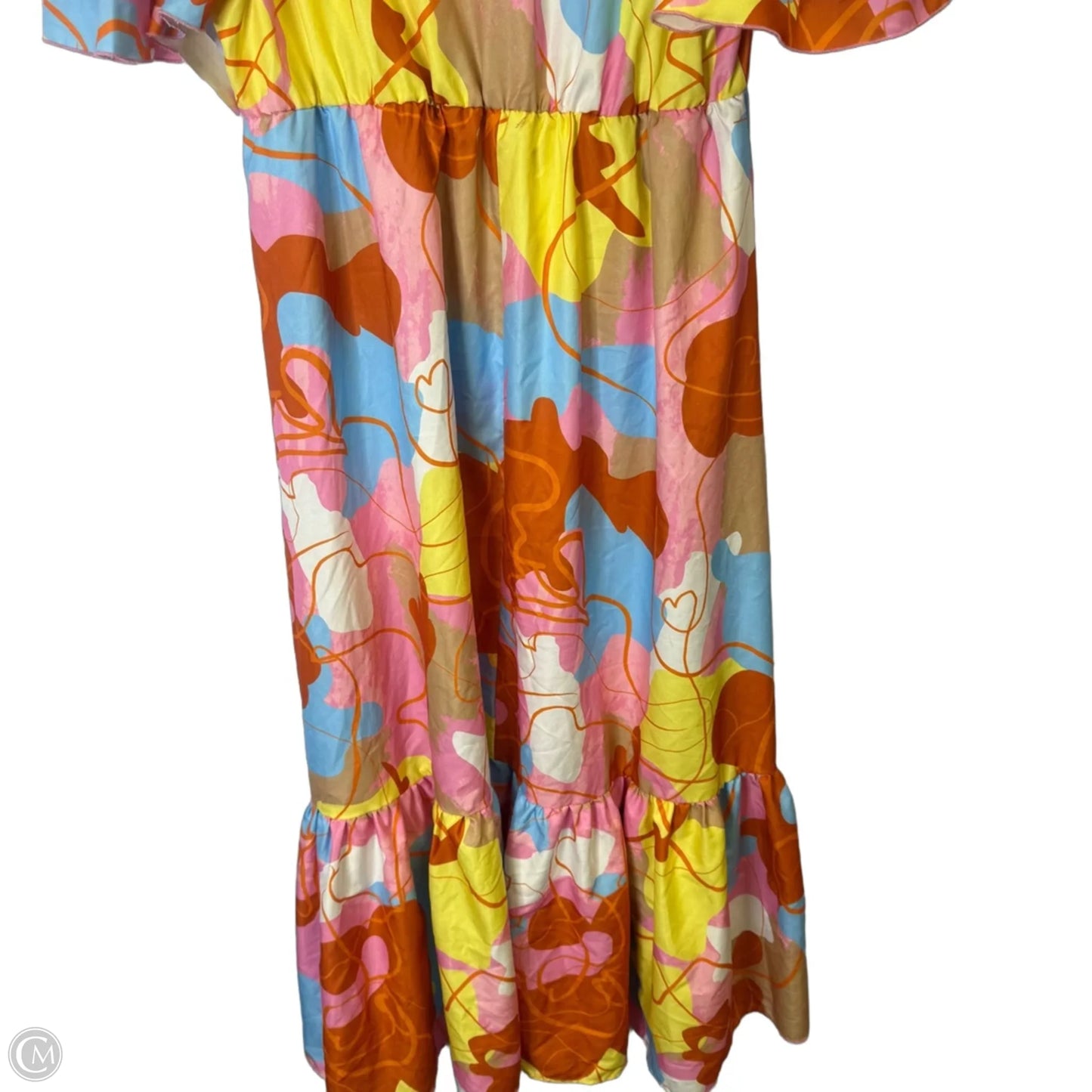 Dress Casual Maxi By Shein In Multi-colored, Size: 1x