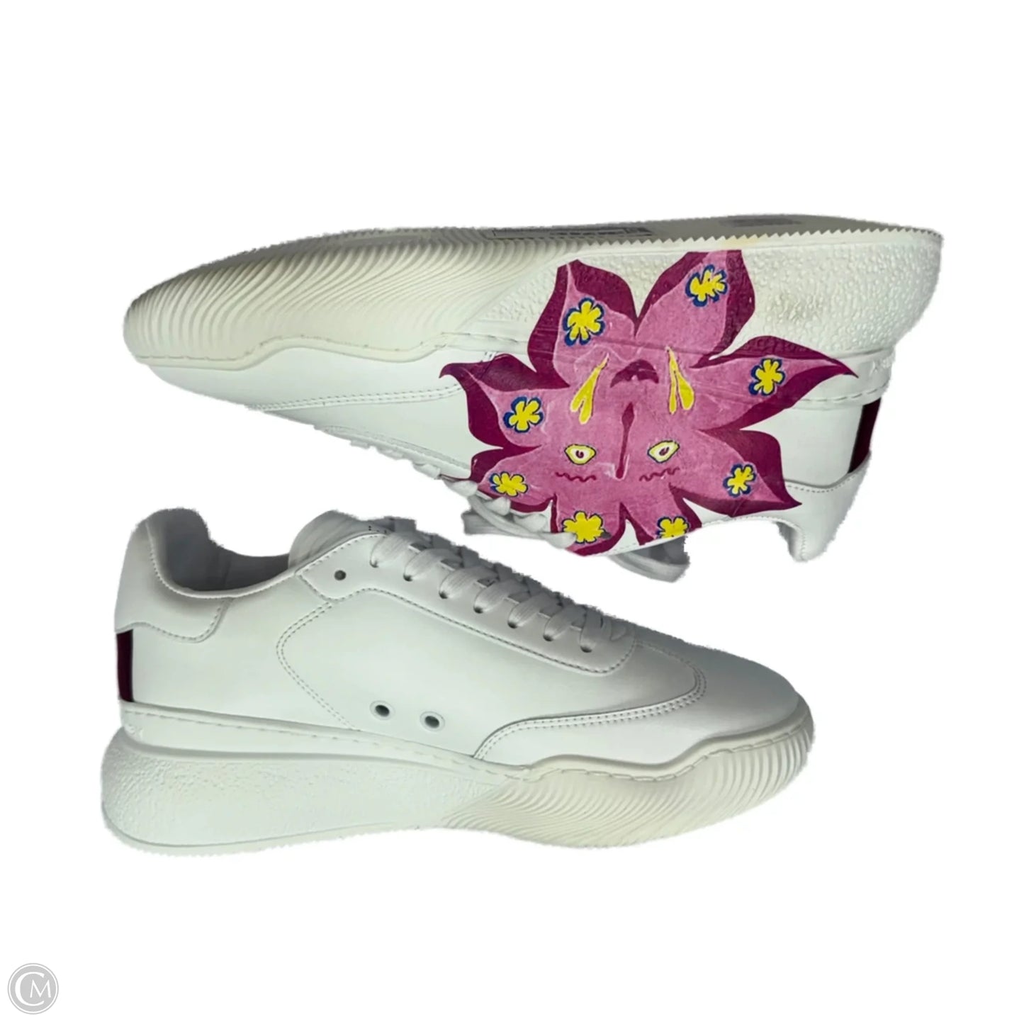 Shoes Luxury Designer By Stella Mccartney In Purple & White, Size: 10