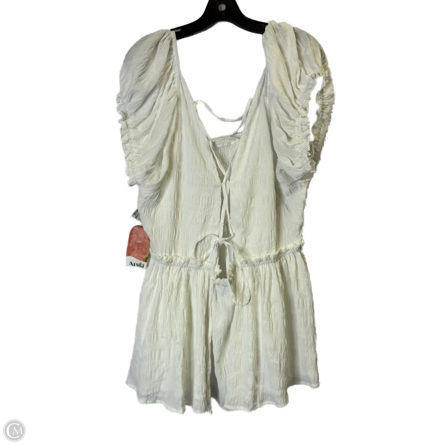 Top Short Sleeve By Altard State In White, Size: 3x