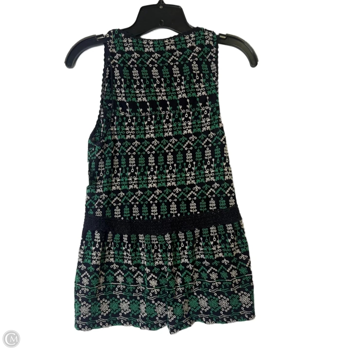 Top Sleeveless By Maeve In Navy, Size: S