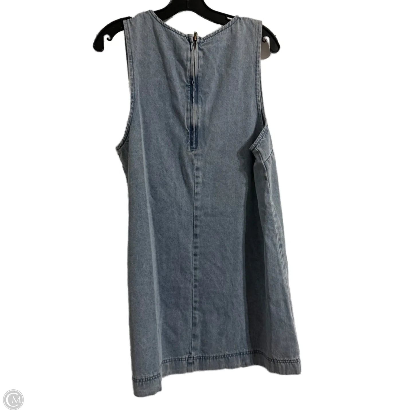 Dress Casual Short By Forever 21 In Blue Denim, Size: L