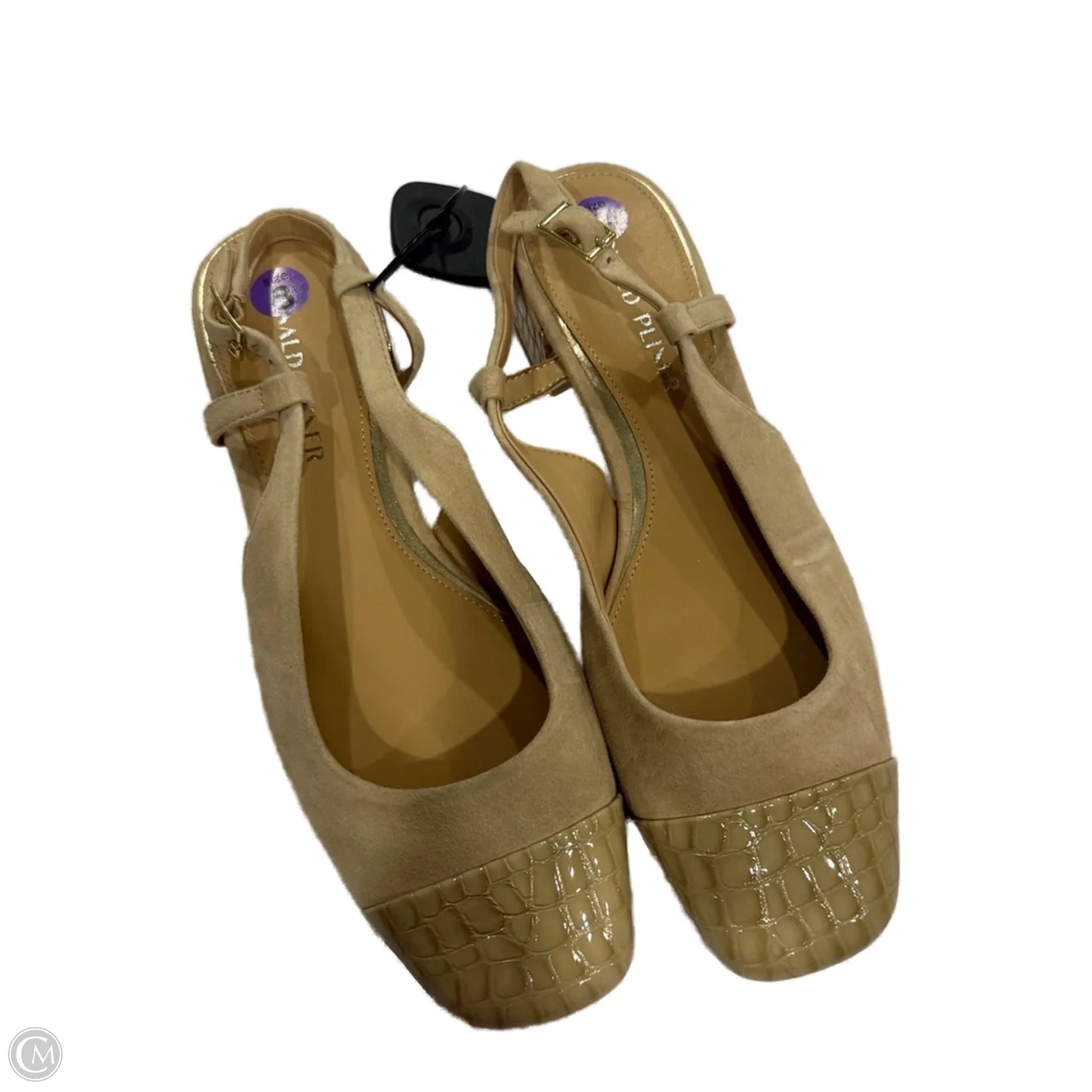 Shoes Heels Block By Donald Pliner In Tan, Size: 8