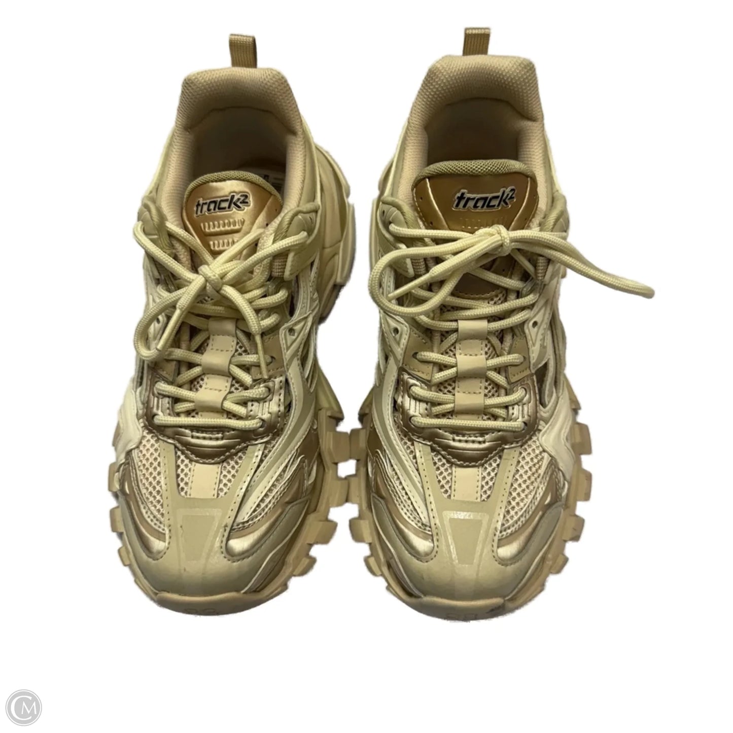 Shoes Luxury Designer By Balenciaga In Tan, Size: 9