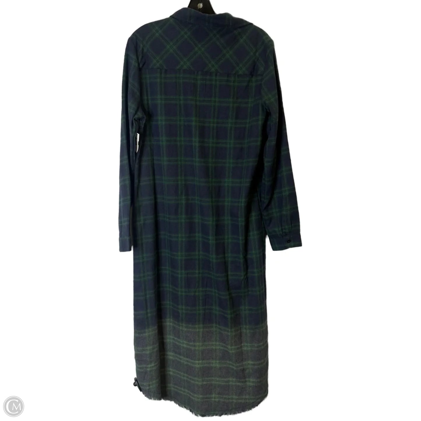 Dress Casual Midi By Fantastic Fawn In Blue & Green, Size: S