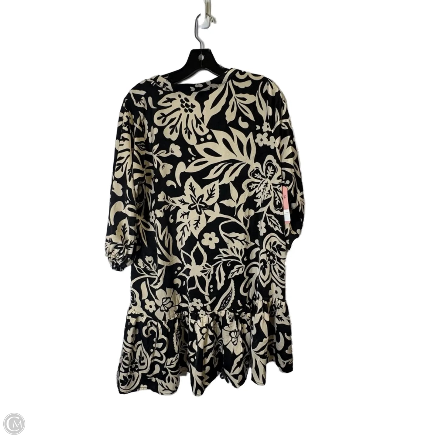 Dress Casual Short By Hyfve In Blue & Cream, Size: S