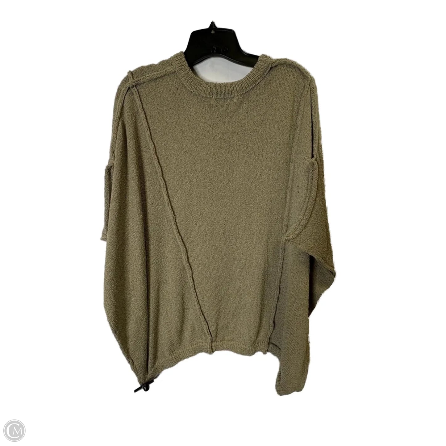 Top Short Sleeve By Zenana In Brown, Size: S