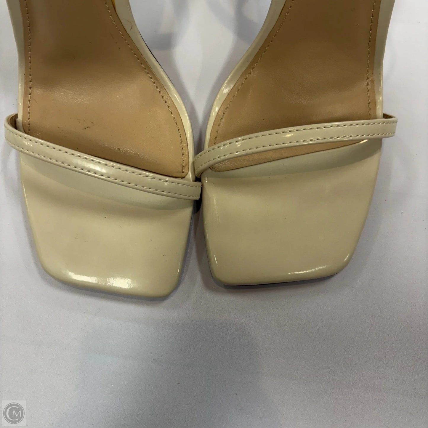 Sandals Heels Stiletto By Steve Madden In Cream, Size: 6.5