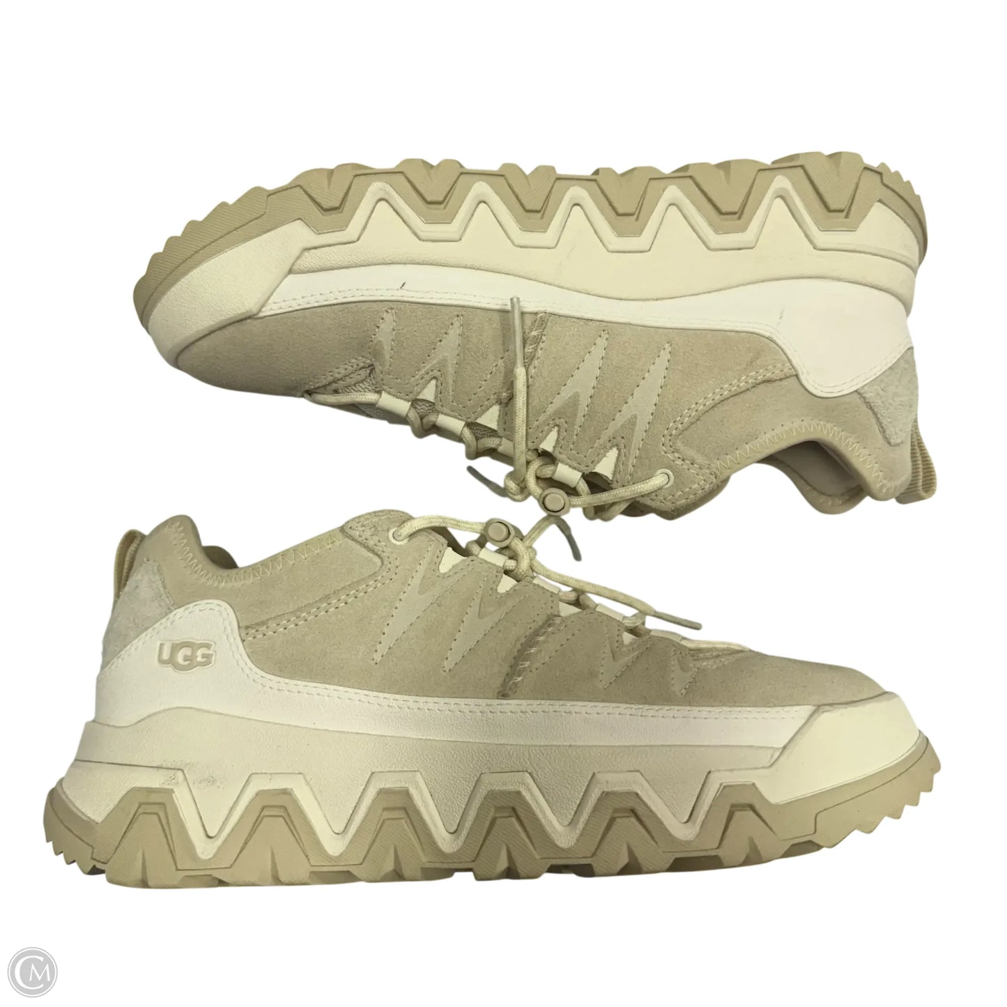 Shoes Designer By Ugg In Cream, Size: 8