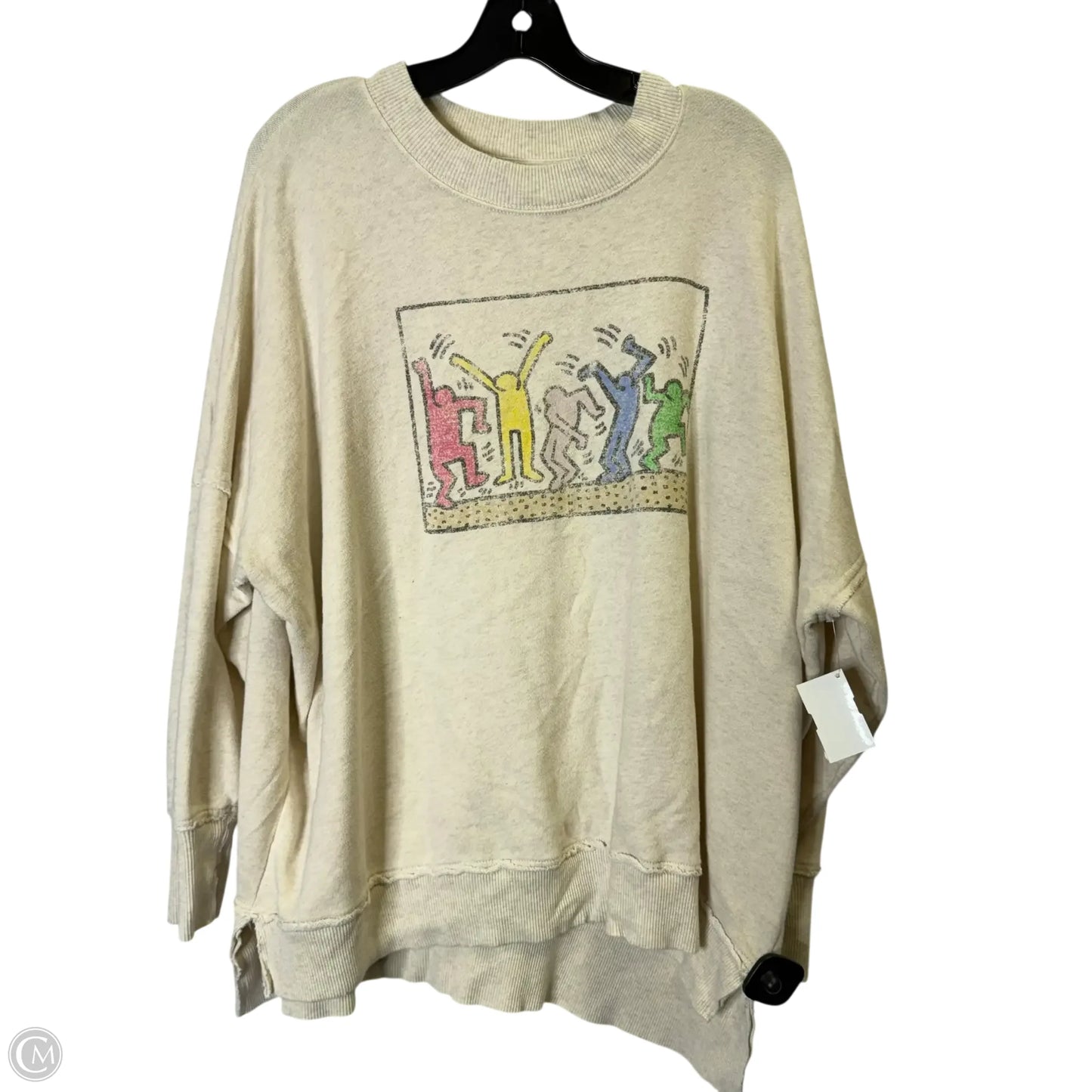 Sweatshirt Crewneck By Aerie In Cream, Size: S